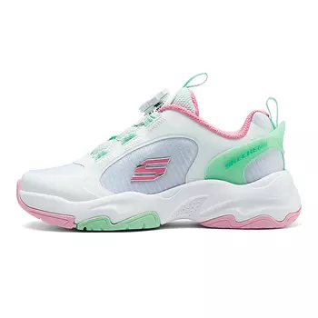 Девочки Детские Кроссовки Детские Низкие Белые Skechers, белый