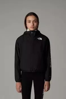 Девочки никогда не останавливаются на пуховике The North Face, черный