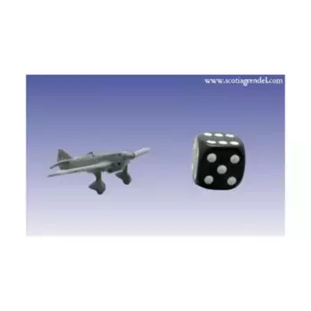 Девуатин D510, Collectair Miniatures - WWII Aircraft - France (1:300)