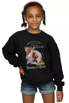 Девушка «Красавица и чудовище» в толстовке «Замок» Disney, черный