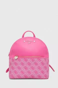 Девушка рюкзак Guess, розовый