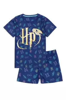 Девушки Гарри Поттер лицензирование короткие пижамы Vanilla Underground, синий