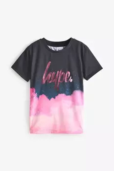 Девушки мульти облачный фейд футболка Hype, черный