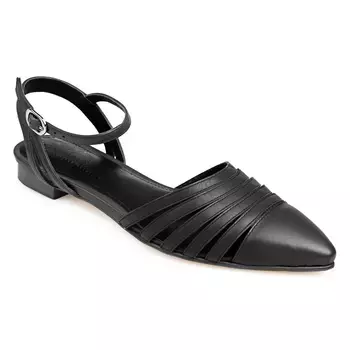 Dexie с острым носком на плоской подошве Journee Signature, черный