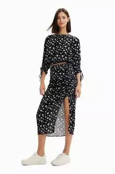 Дезигуальная юбка Desigual, черный