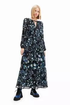 Дезигуальное платье Desigual, черный