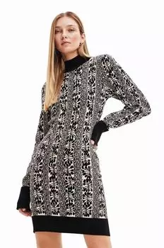 Дезигуальное платье Desigual, черный