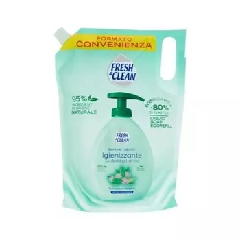 Дезинфицирующее жидкое мыло Fresh & Clean с зеленым чаем и вербеной, 1 л