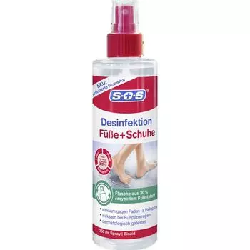 Дезинфицирующий спрей для ног SOS, 250 ml