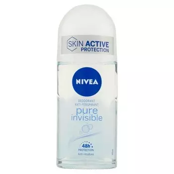 Дезодорант-антиперспирант чистый невидимый 50мл Nivea