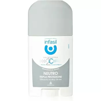 Дезодорант безалкогольный нейтральный тройная защита 40мл Infasil