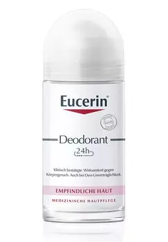 Дезодорант DEODORANT DEODORANT EMPFINDLICHE HAUT 24H ROLL-ON, ZUVERLSSIGER Eucerin