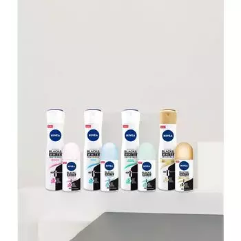 Дезодорант Invisible For Black & White Active Desodorante Spray Nivea, 200 ml