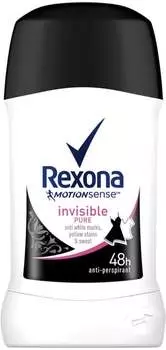 Дезодорант-карандаш, 40 мл Rexona, Invisible Pure