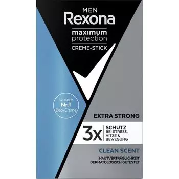 Дезодорант-крем с максимальной защитой и чистым ароматом Rexona, 45 ml