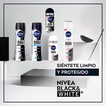 Дезодорант Men Invisible For Black & White Deo Spray Nivea, 200 ml