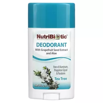 Дезодорант NutriBiotic чайное дерево, 75 гр.