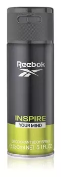 Дезодорант Reebok Inspire Your Mind 150 ml, черно-зеленый