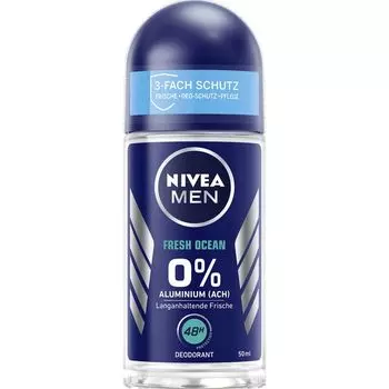 Дезодорант шариковый Свежий океан NIVEA, 50 ml