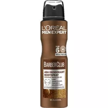 Дезодорант-спрей Barber Club 48H L’Oral Paris, 150 ml