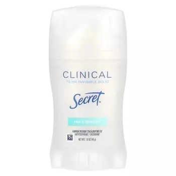 Дезодорант твердый Secret Clinical 72 HR для чувствительной кожи, 45 г
