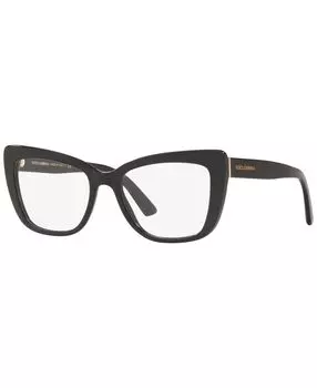 DG3308 Женские очки кошачий глаз Dolce&Gabbana, черный