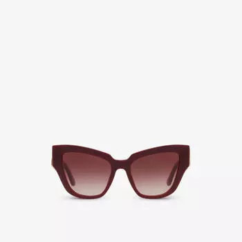 Dg4404 солнцезащитные очки из ацетата в оправе «кошачий глаз» Dolce & Gabbana, красный