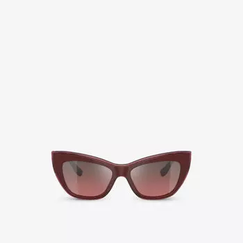 Dg4417 солнцезащитные очки «кошачий глаз» из ацетата Dolce & Gabbana, красный