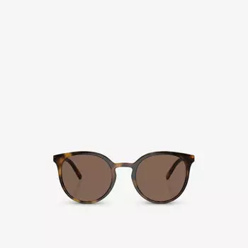 Dg6189u солнцезащитные очки в инъекционной черепаховой оправе phantos Dolce & Gabbana, коричневый