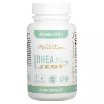 ДГЭА с биоперином SMNutrition 50 мг, 90 капсул