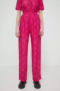 ДХАРМА брюки Desigual, розовый