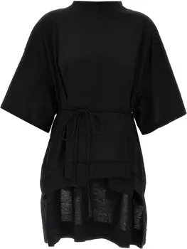 DI.LA3 PARI' асимметричная футболка, черный