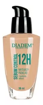 Diadem, Sebum Control, Матирующая основа для лица 12h 02 Natural, 30 мл