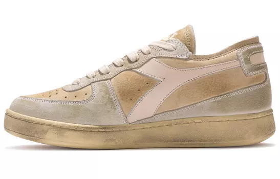 diadora Mi Basket Row Cut Made In Italy 'Beige Almond Oil'