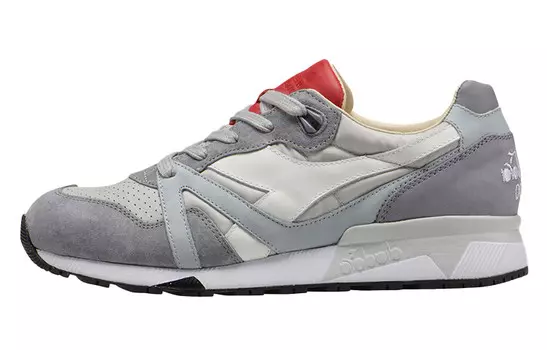 diadora N9000 Made In Italy Storm Grey Red