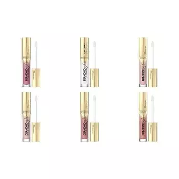 Diamond Glow Lip Luminizer Блеск для губ с гиалуроновой кислотой 4,5 мл, Eveline