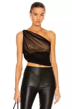 Диана Топ с бюстгальтером Norma Kamali, черный