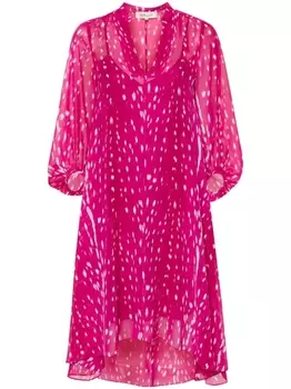 Diane Von Furstenberg платье миди Ileana, розовый