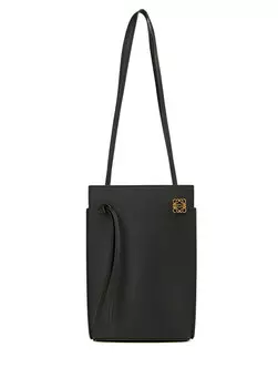 Dice черная женская кожаная сумка через плечо Loewe