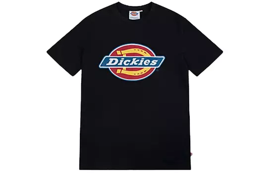 Dickies Футболка с заниженной линией плеч, черная, женская