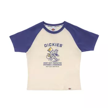 Dickies Футболка, темно-синяя, фиолетовая, женская, DK0A87C4K42