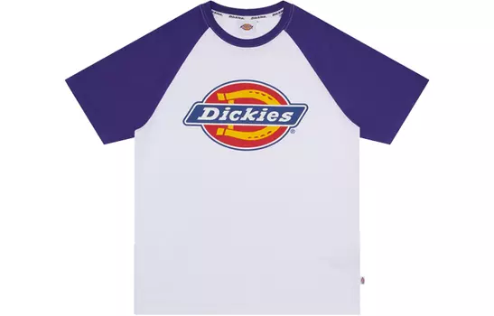 Dickies Футболка унисекс фиолетово-синие