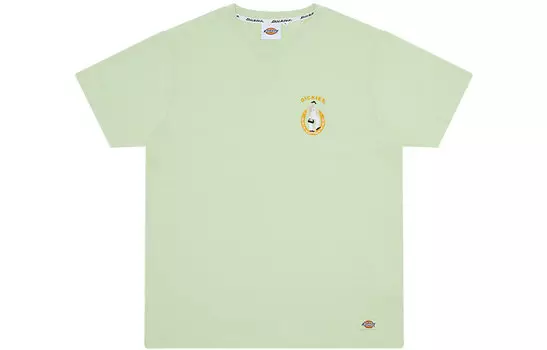 Dickies Футболка унисекс светло-желто-зеленая