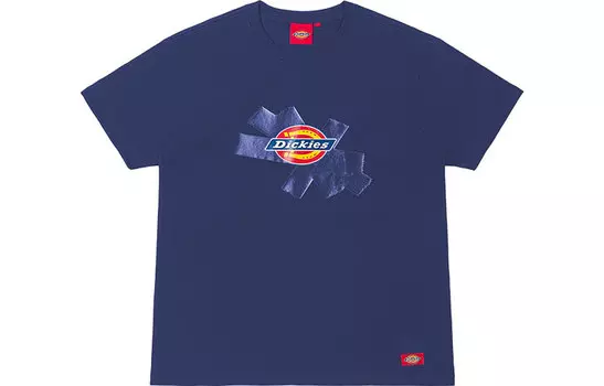 Dickies Футболка унисекс темно-синяя