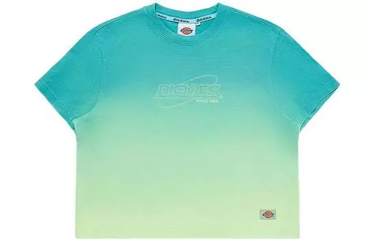 Dickies Футболка женская прямая SS22, желто-зеленая
