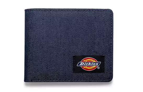 Dickies Холщовая сумка-кошелек с держателем для карт, мужская, синего цвета, маленького размера
