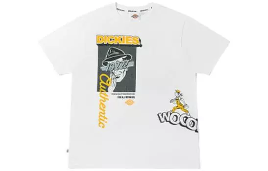 Dickies Мужская футболка, Белый