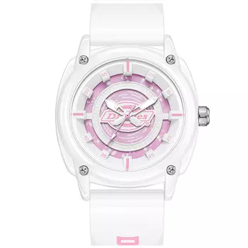 Dickies Наручные часы Huan Yu Starry Sky Collection с кварцевым механизмом, силиконовым ремешком и белым циферблатом, унисекс, ограниченный тираж