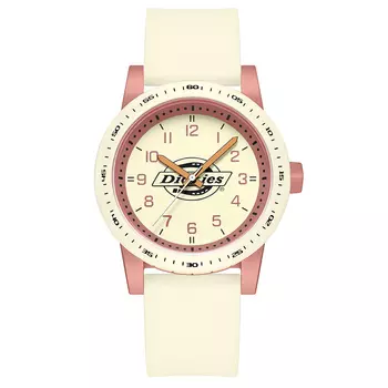 Dickies Наручные часы серии Vitality с кварцевым механизмом, розовым циферблатом, унисекс, ограниченный тираж