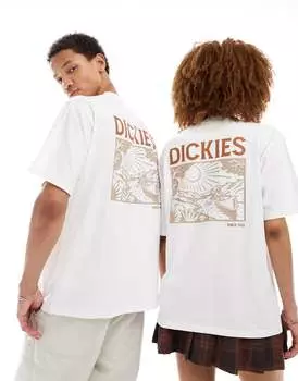 Dickies - Патрик Спрингс - белая футболка с принтом на спине
